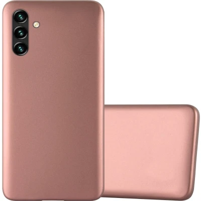 Afbeelding van Cadorabo Hoesje geschikt voor Samsung Galaxy A13 5G in METALLIC ROSE GOUD Beschermhoes gemaakt van flexibel TPU silicone Case Cover