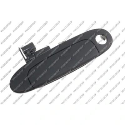 Afbeelding van PRASCO TY3208002 Deurgrepen Buiten, Links voor Zwart Glad TOYOTA: Yaris I Hatchback