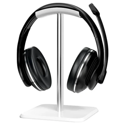 Afbeelding van Newaner Helmhouder, afneembare gaming hoofdtelefoonhouder met antislip siliconen, TPU, voor alle helmmaten, on ear hoofdtelefoon, geschikt tafel, vitrine