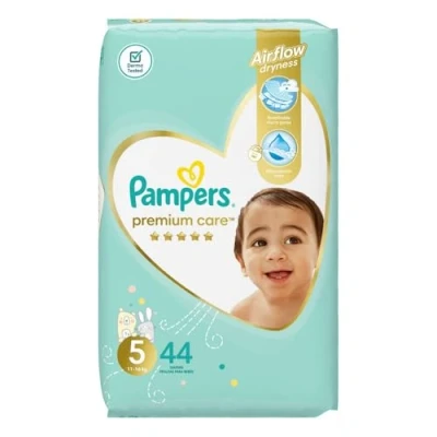 Afbeelding van Pampers Premium Care Maat 5 44 Luiers (11 16KG)