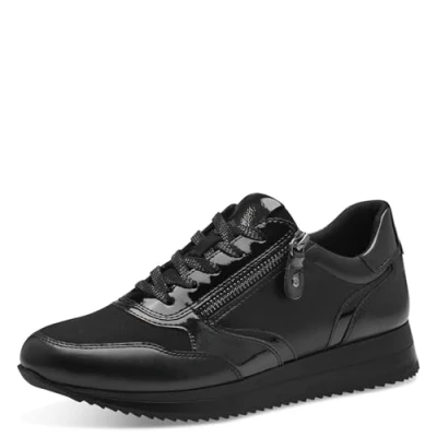 Afbeelding van Jana Lage damessneakers 8 23774 43, Zwart