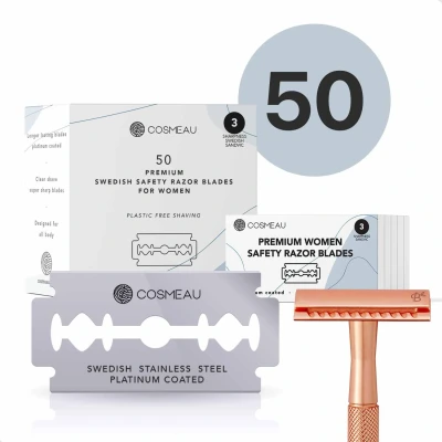 Afbeelding van Navulling Safety Razor Blades voor Gevorderden Blue