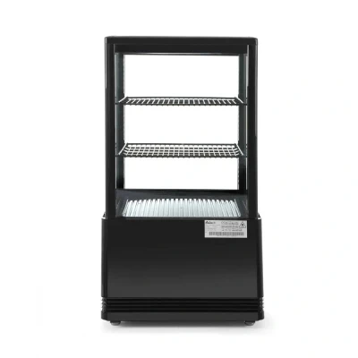 Afbeelding van Hendi Koelvitrinekast 58L, RVS, 40,6(b)x45,2(d)x81,6(h)cm, 233627