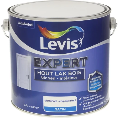 Afbeelding van Levis Expert Lak Binnen Satin Eierschaal 2.5L
