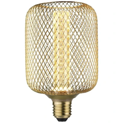Afbeelding van Paulmann 29085 LED lamp E27 Cilinder Spiral 4.2 W Goud (Ø x h) 100 mm 162 1 stuk(s)