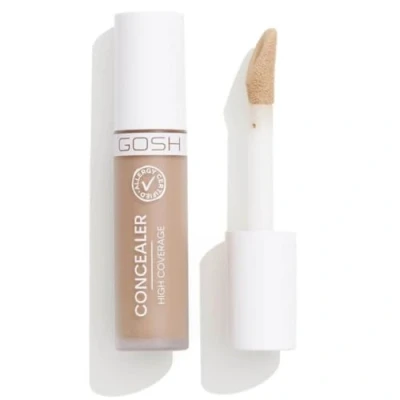 Afbeelding van GOSH Concealer High Coverage 006 Honey I hoge dekking vloeibare corrector voor het afdekken van donkere kringen, roodheid en onzuiverheden de gevoelige huid duurzaam veganistisch potlood