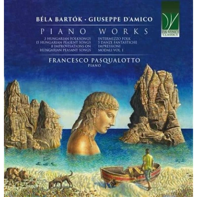 Afbeelding van Francesco Pasqualotto Béla Bartók &amp; Giuseppe D&#039;Amico: Piano Works (CD)
