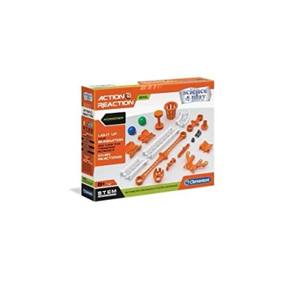 Afbeelding van Clementoni Actie &amp; Reactie Toebehoren, uitbreidingsset constructiespeelgoed, knikkerbaan, bouwset voor kinderen