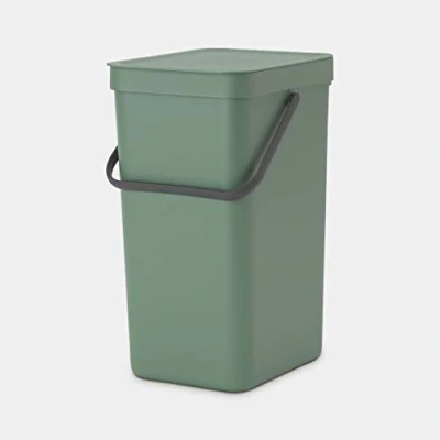 Image de Brabantia Sort &amp; Go Prullenbak, Afvalemmer, Fir Green, 16 Liter