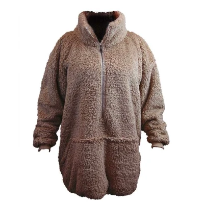 Afbeelding van Unique Living Hoodie Willow Taupe 70x87cm