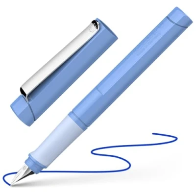 Afbeelding van Schneider vulpen Base M sky blue rechtshandig S 160225