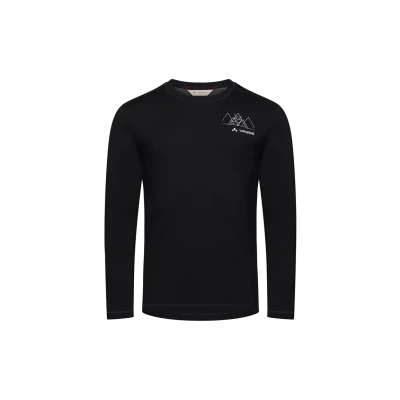 Afbeelding van Vaude Monviso Longsleeve, Heren, Maat: Medium, Black