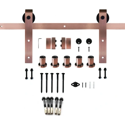 Afbeelding van Schuifdeur Systeem Pakket Rose Gold 200cm