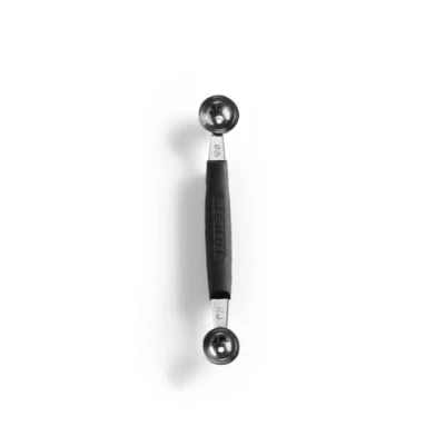Afbeelding van Hendi Dubbele meloenbolletjeslepel 22 25 mm zwart 165