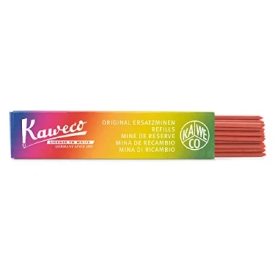 Afbeelding van Kaweco 24 stuks rode potloodvullingen 2 mm