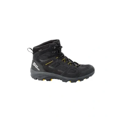 Afbeelding van Jack Wolfskin VOJO 3 Texapore MID Outdoorschoenen, Heren, Maat: 41, Black/burly yellow Leer en textiel