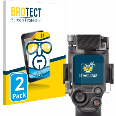 Afbeelding van BROTECT Screenprotector voor DJI RS 4 Folie Beschermfolie transparant (2 Stuks)
