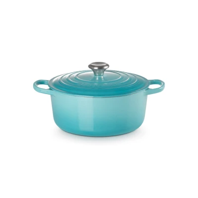 Afbeelding van Le Creuset Signature Braadpan Caribbean Blue 26 cm