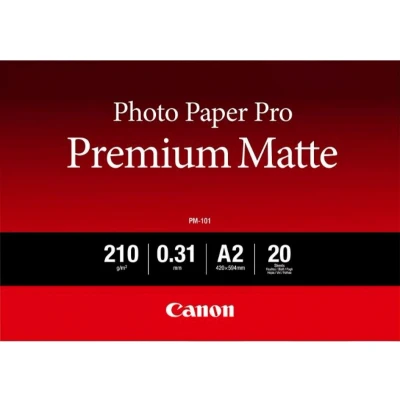 Afbeelding van Canon PM 101 premium matte photo paper 210 grams A2 (20 vel) Fotopapier
