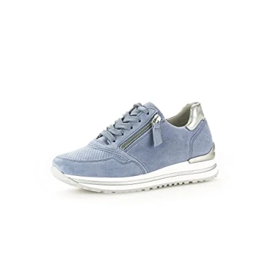 Afbeelding van Gabor Dames blauw licht sneakers maat 36