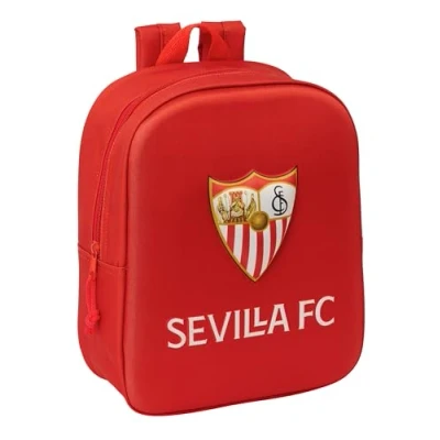 Afbeelding van Schoolrugzak Sevilla Fútbol Club Rood 22 x 27 10 cm 3D