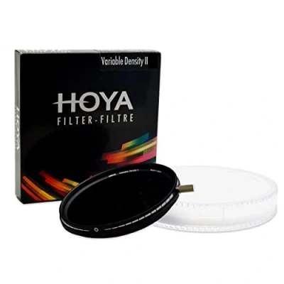 Image de Filtre d&#039;objectif à densité réglable 67mm Hoya ND3 400 Noir