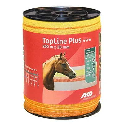 Image de Ruban de clôture TopLine Plus 10mm x 200m Bleu
