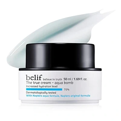 Afbeelding van belif the True Cream Aqua Bomb, vochtinbrengende crème voor de gecombineerde tot vette huid, gezichtscrème, hydratatie, schone schoonheid