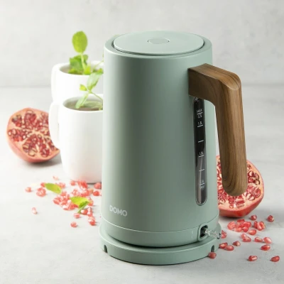 Afbeelding van Domo Waterkoker Wood You 1.7 L Groen