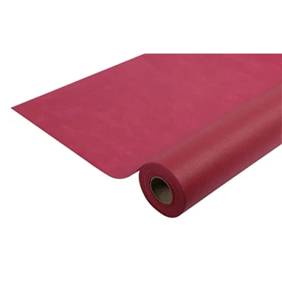 Afbeelding van Pro Nappe Ref. R782009I Wegwerp tafelkleed Spunbond Fleece Rol met 20 m lengte x 1,20 breedte Kleur rood Materiaal scheurbestendig, waterafstotend en afwasbaar