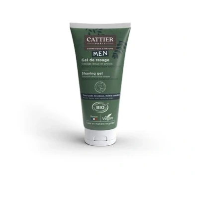 Afbeelding van Cattier Men Scheergel voor heren, biologisch, 150 ml