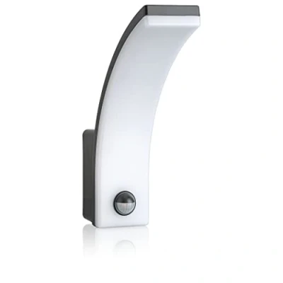 Afbeelding van SEBSON Led buitenlamp met bewegingsmelder, 9 m/140 graden, buitenverlichting, antraciet, 20 W, 1550 lm, 6000 K, IP65 wandlamp