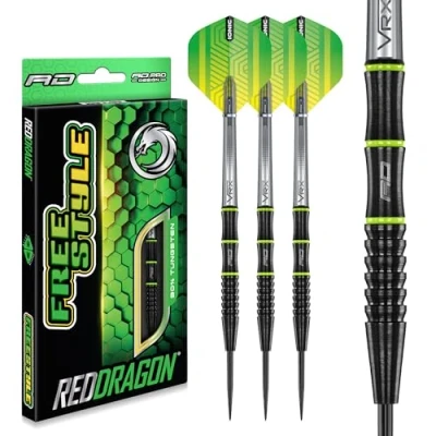 Afbeelding van RED DRAGON Freestyle: Steeltip Tungsten Dartpijlen Professioneel 23 gram