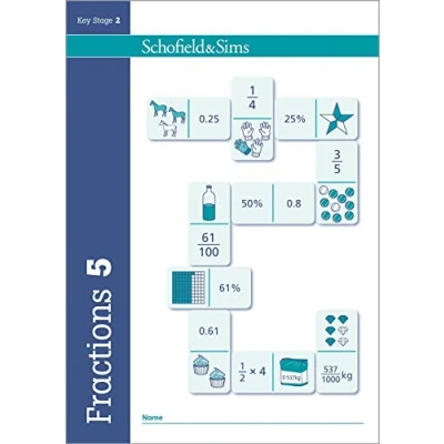 Afbeelding van Fractions, Decimals and Percentages Book 5 (Year 5, Ages 9 10)