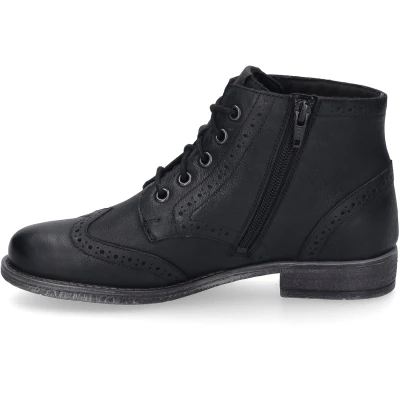 Afbeelding van Josef Seibel Veterboots, Dames, Maat: 37, Schwarz Schoenen