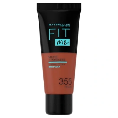 Image de Maybelline Fit me Matte&amp;Poreless 355 Pecan Fond de Teint
