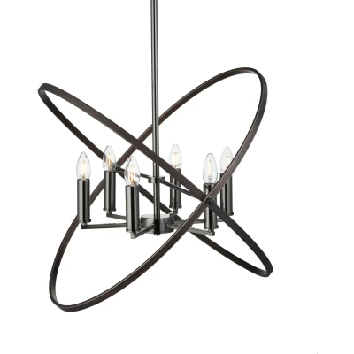 Afbeelding van Searchlight Hoopla Hanglamp 62 X 61 150 Cm Tin En Bruin