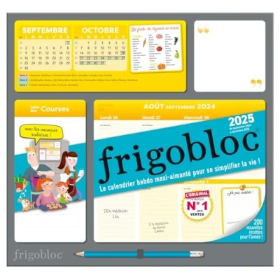Afbeelding van Calendrier d&#039;organisation familiale hebdo (sept.24 dec.25)