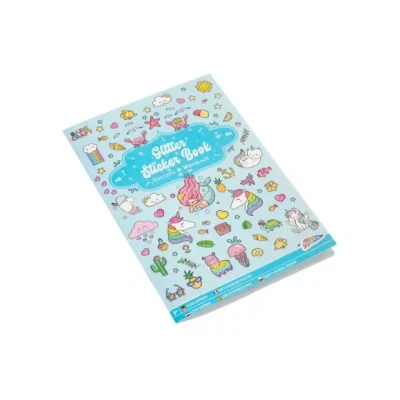 Afbeelding van Glitter Stickerboek A5 Roze