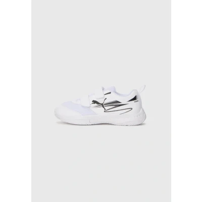 Afbeelding van Puma Varion II Unisex Handbalschoenen voor kinderen, Maat: 34, White/black Schoenen