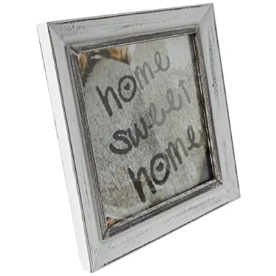 Afbeelding van ZEP Houten vintage fotolijst Athis grijs / wit voor foto formaat 20x20 SY1220