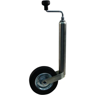 Afbeelding van Steunwiel 200x50mm Ø48mm stalen velg WW Winterhoff Neuswielen &amp; Klemmen BouwmanAanhangwagens.nl