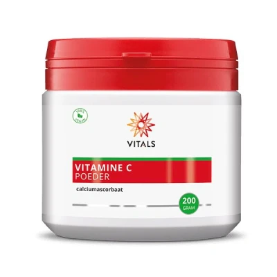 Afbeelding van Vitals Vitamine C Poeder Calciumascorbaat 200GR