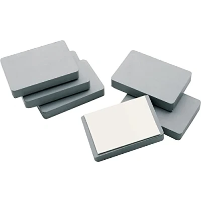 Afbeelding van Legamaster blokmagneet om borden op te hangen, zelfklevend, ft 5 x 7,5 1,2 cm (h b d) magneten