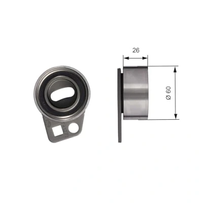 Afbeelding van Gates Spanrol distributieriem T41275