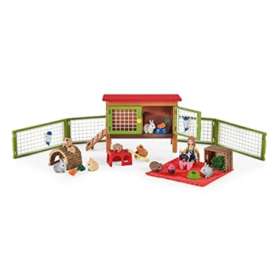 Afbeelding van Schleich Farm World picknick met de kleine dieren, 72160, zwart