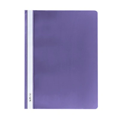 Afbeelding van Herlitz 10386951 ordner A4, PP, transparante voorkant, 10 stuks, paars, lila