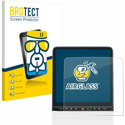 Afbeelding van BROTECT Screenprotector voor Mercedes Benz EQS 2022 2023 Folie Beschermfolie Beschermglas transparant