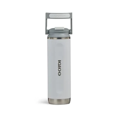 Afbeelding van IGLOO Flip ‘n’ Sip Drinkfles Drinkbeker wit 600ml Thermosfles