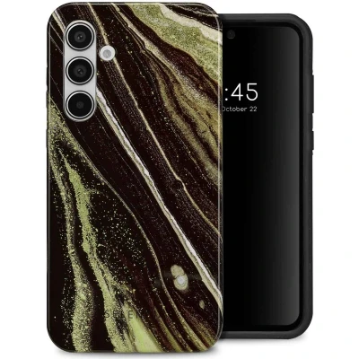 Afbeelding van Selencia Hoesje Geschikt voor Samsung Galaxy A55 Vivid Backcover Chic Marble